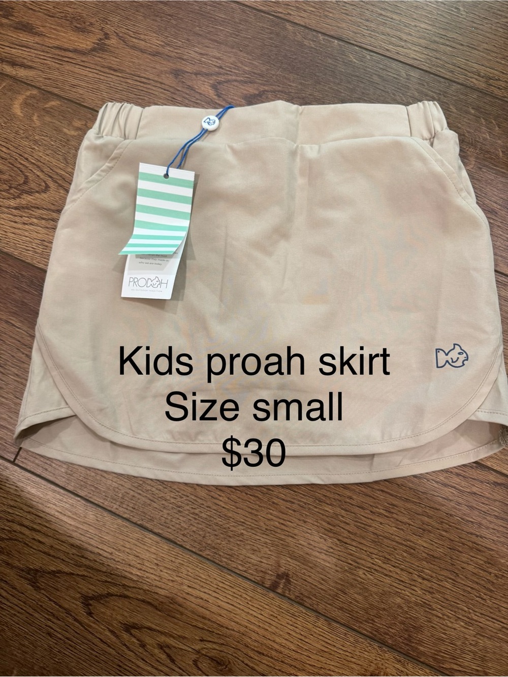 ProaH Girls' Khaki Skort - Small